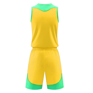 Conjunto de Camiseta y Pantalones Cortos de Baloncesto Unisex Personalizados, Nuevo Diseño Sublimado, Uniforme Deportivo Transpirable, Antibacteriano y de Secado Rápido - Product Image 5