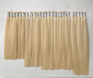 Extensiones de Cabello Humano Rubio 613 para el Mercado Europeo y Ruso, Cabello de un Solo Donante, 100% Cutícula Alineada, Proveedor de Cabello Vietnamita - Product Image 1