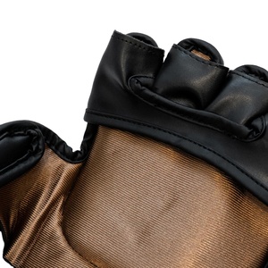 Gants MMA demi-doigt personnalisés Premium Grappling en cuir PU pour poinçonner UFC Fighting Muay Thai Training Sports - Product Image 3