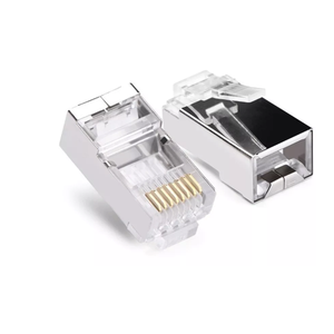 Paquete de 100 Conectores RJ45 para Cable de Red UTP Cat6 Tipo Jack - Product Image 1