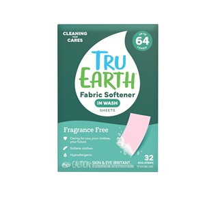 Tru Earth In-Wash Fabric Softener Sheets Fresh Linen – 32 Strips - Product Image 1