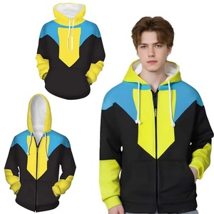 Sudadera de otoño para hombre con capucha moda básica Color sólido todo combinado abrigo para hombre joven Fitness correr deporte cárdigan trajes Tops - Product Image 2