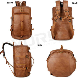 Outdoor Factory Wholesale Handmade <b>Luggage</b> Leather Duffle Bag for Men Travel Duffle Bags for Outing - Product Image 5