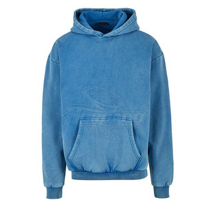Nouveau design, best-seller, sweat-shirts pour hommes en coton 100% délavé à l'acide, couleur unie, hiver, faible MOQ, vente en gros - Product Image 1