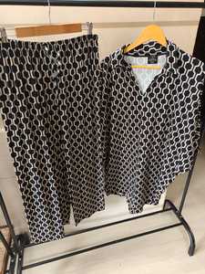 Malaisie grande taille modeste cordon floral ensemble vêtements ethniques 2 pièces kurta pantalon dupatta femmes Coord ensembles en gros inde - Product Image 2