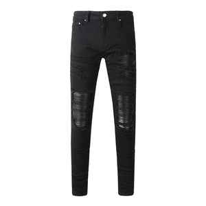 Haute qualité hommes Denim jean classique coupe droite poids moyen taille moyenne adoucissant décontracté mode porter pour un usage quotidien - Product Image 5