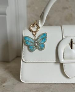 Mini pendentif collier en or plaqué avec une seule perle, grenat, petite perle de pierre précieuse, breloques pour bijoux, pendentifs de mode, breloques pour porte-clés - Product Image 4