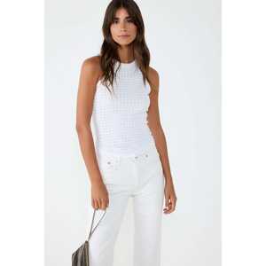 Débardeur décontracté pour femme, col halter, style basique, respirant et durable, logo personnalisé, usage quotidien - Product Image 2