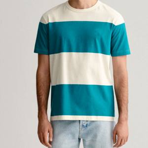 T-shirt rayé à la mode pour homme-Durable, confortable et idéal pour les vêtements décontractés et les looks tendance" - Product Image 5