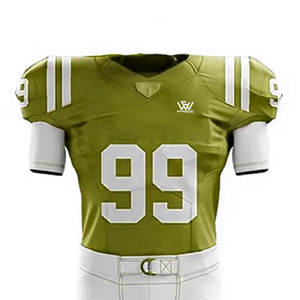 Uniforme de Fútbol Americano de Manga Corta, Ligero y Transpirable, para Hombre, 100% Poliéster, Precio de Fábrica, MOQ Bajo - Product Image 3