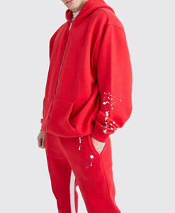 Chándal de Hombre 100% Algodón, Corte Regular, Estilo Urbano Informal para Invierno, Estampado de Dos Tonos, Logotipo Bordado Personalizado - Product Image 1