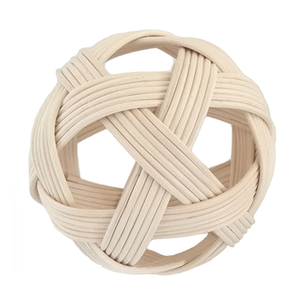 Bola de ratán decorativa de estilo moderno para el hogar, fiesta de boda, decoración de Navidad, Bola de ratán Natural hecha a mano, proveedor de Vietnam - Product Image 3