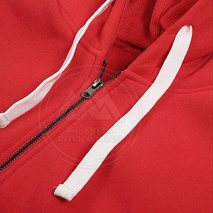 Logo personnalisé bon marché, couleur unie, Fitness, survêtement pour homme, fermeture éclair, léger, confortable - Product Image 3