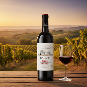 Galassi Sangiovese Di Romagna Superiore DOC Elegant Structured 750ml Red Italian <b>Wine</b> 6 Bottles Per Box - Product Image 3