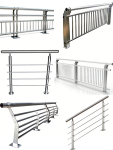 Barriera di sicurezza pedonale in acciaio inossidabile resistente recinzione all'aperto progetti municipali uso <span class=keywords><strong>marciapiede</strong></span> ringhiera del ponte OEM - Product Image 4