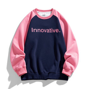 Sudadera de Cuello Redondo con Forro Polar y Hombros Raglán de 350g, Personalizada por el Fabricante, para Hombre y Mujer - Product Image 2