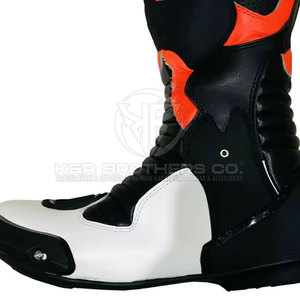 Chaussures de moto antidérapantes pour hommes avec soutien de la cheville haute pour l'équitation et la course Chaussures de moto pour hommes - Product Image 6