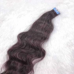 Extensions de cheveux humains vierges indiens, ondulations profondes, double trame, pointes pleines, couleur noir naturel - Product Image 4