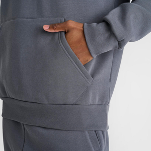 เสื้อฮู้ดสไตล์สตรีทพร้อมฮู้ดแบบสวมศีรษะทรงโอเวอร์ไซส์พร้อมฮู้ดดีไซน์คลาสสิกทรงสปอร์ตและใส่สบาย - Product Image 6