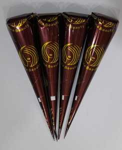 จำหน่ายส่ง โคนเฮนน่าสีน้ำตาล ปลอดภัยต่อผิว สำหรับเพ้นท์ลายสักชั่วคราว เพื่อการตกแต่งร่างกายอย่างมีศิลปะ ในราคาพิเศษ - Product Image 1