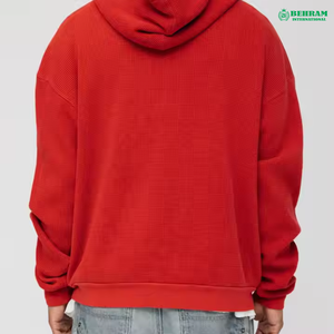 Sweat à capuche unisexe en molleton 100 % coton avec fermeture éclair, personnalisable avec slogan imprimé - Product Image 1