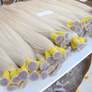 Extensions de cheveux en vrac Produit de vente chaude 2025 Couleur blonde 100% Cheveux vietnamiens bruts Super Double Drawn - Product Image 1