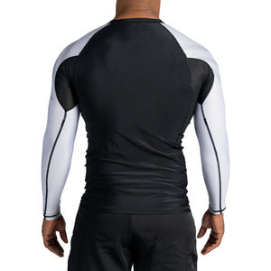 <b>Men</b> <b>Rash</b> <b>Guard</b> Sports Wear Solid Color Custom Logo Printing Breathable <b>Rash</b> <b>Guards</b> Latest Design Long Sleeves <b>Rash</b> <b>Guard</b> - Product Image 2