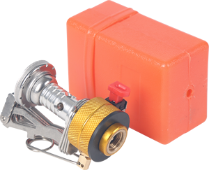 Réchaud à gaz <span class=keywords><strong>portable</strong></span> manuel simple en butane, pliable, ultraléger, métallique, pour le <span class=keywords><strong>camping</strong></span> en plein air et les voyages - Product Image 2