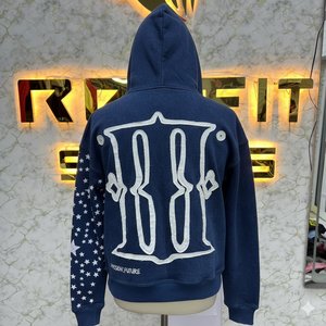 Sudadera con Capucha de Primera Calidad, Corte Perfecto, Profesional, con Estampado Puff, Fabricada en Fábrica, Precio Económico, Sudaderas para Hombre - Product Image 3