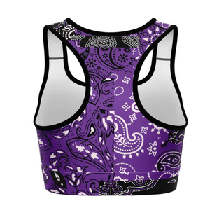 Soutien-gorge de sport de haute qualité pour femmes Design personnalisé Sublimation Printing Plus Size Breathable and Lightweight Solid Pattern - Product Image 5