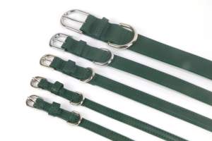 2025 Fabricante al por mayor logotipo personalizado ajustable collar de cuero para perros fábrica personalizada de alta calidad Pu para mascotas - Product Image 4