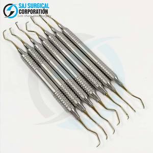 Curetas periodontales Gracey de 7 Uds., Instrumentos dentales alemanes de acero inoxidable, conjunto Dental certificado CE, instrumento quirúrgico - Product Image 1