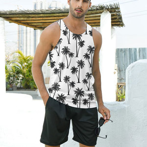 Custom Made Summer Fitness Tank <b>Top</b> for Men Sleeveless with O-Neck Design OEM Service Available for Sale - Product Image 6