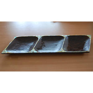 ถาดเปลือกหอยไม้โคโค่ เครื่องประดับเปลือกหอยธรรมชาติ ขนาด 50x15 ซม. งานฝีมือตกแต่ง สไตล์รัก - Product Image 1