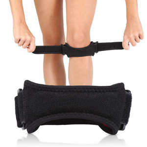 Support de rotule en néoprène unisexe de haute qualité, stabilisateur EVA rembourré, sangle de genou, logo personnalisé, vente en gros pour le fitness et la course à pied - Product Image 5