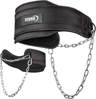 Ceinture de musculation en néoprène sur mesure pour entraînement de force, avec chaîne en acier robuste pour protection professionnelle