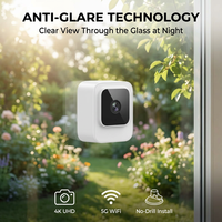 Caméra de surveillance intelligente pour bébé DAMON, caméra IP WiFi 3MP 2K HD, caméra de sécurité grand angle 120°, stockage cloud, sécurité domestique, surveillance des animaux de compagnie, CCTV