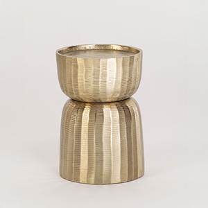 Maxery Bougeoirs modernes en laiton doré Décoration classique minimaliste pour la maison et le mariage pour Noël et l'anniversaire - Product Image 2