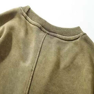 Men Acid Wash Crew <b>Neck</b> Sweatshirt With <b>Light</b> Weight Fabric And Fit For Daily Use Casual Fashion And Streetwear Style - Product Image 3