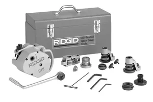 Scanalatore Manuale Originale Ridgids 915 con Nuovo Sistema da 2\"-6\" Sch. Set di 10 Rulli 2\"-3 1/2\" Sch. 40 Condizioni - Product Image 4