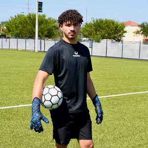 ถุงมือโกลฟุตบอลระดับมืออาชีพด้ามจับ: ยางเยอรมัน4มม. รับประกันคุณภาพสูงปรับแต่งได้ - Product Image 5