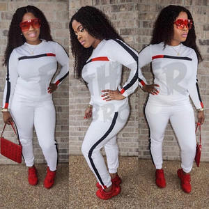 Survêtements Mode Femmes Joggers Costumes Ensembles Polyester Pieds Zip Formation Jogging Porter pour les Femmes - Product Image 4