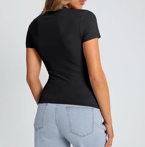 Camiseta de algodón Premium para mujer a precio asequible para etiqueta privada - Product Image 3
