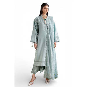 ชุดสูทผ้าลอนปักลาย 3 ชิ้นสำหรับผู้หญิง พร้อมผ้าคลุมไหล่ชีฟองปักลาย รุ่น PM-62006 - Product Image 5