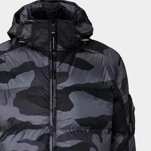 Chaqueta de diseño con impresión por sublimación de logotipo personalizado, chaquetas informales para hombre, prendas de vestir con logotipo personalizado de invierno, cuello levantado ligero - Product Image 4