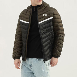 แจ็กเก็ตฤดูหนาวขนเป็ดของผู้ชายสำหรับใช้กลางแจ้งทำจากโพลีเอสเตอร์พร้อมโลโก้ด้านหน้า - Product Image 4