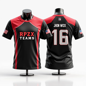 Hombres personalizado sublimado Softball baloncesto fútbol pesca jerseys transpirable alta calidad cuello redondo conjuntos de ropa deportiva - Product Image 2