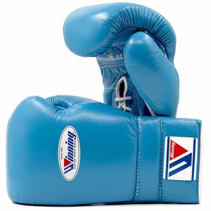 ผู้ผลิตขายส่ง ถุงมือชกมวยแบบกำหนดเอง ถุงมือชกมวยสีฟ้าสำหรับฝึกซ้อมและแข่งขัน อุปกรณ์ชกมวย - Product Image 1