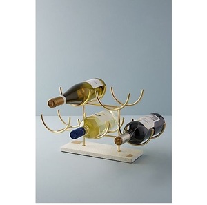 Estante de vino de ágata Tema de lujo estante de exhibición de Metal de vino decoración encimera estantes de vino de alta calidad fabricante al por mayor 2023 - Product Image 2
