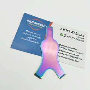 Peine en forma de Y de acero inoxidable sostenible, herramienta para levantar pestañas y cejas, herramienta de maquillaje ecológica - Product Image 3